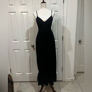 Rue21 Floor length black dress.